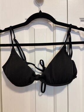 Hollister Black Triangle Swim Top